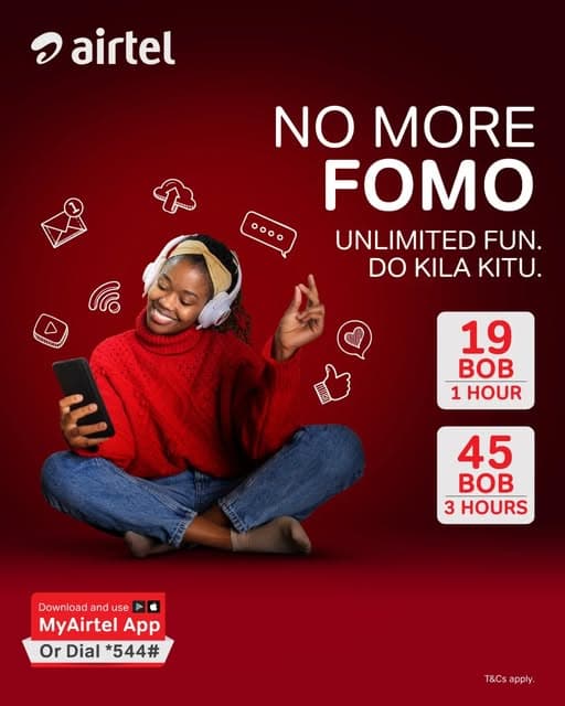 Airtel Kenya Unveils “unlimited Fun”  Data Plans  Providing Non-stop Connectivity This Festive Season