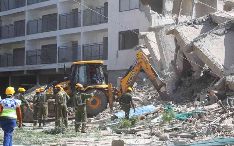 Second Body Recovered in South C Building Collapse
