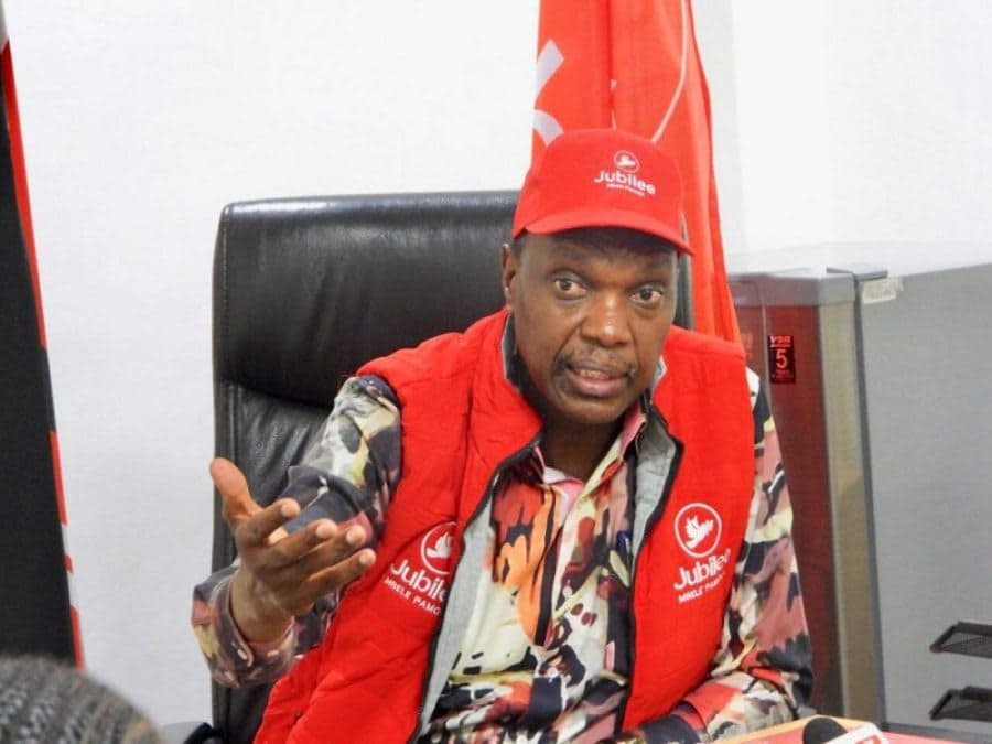 Jubilee Secretary General Jeremiah Kioni Demoted, Ex- Mp Ole Kenta Takes over Post