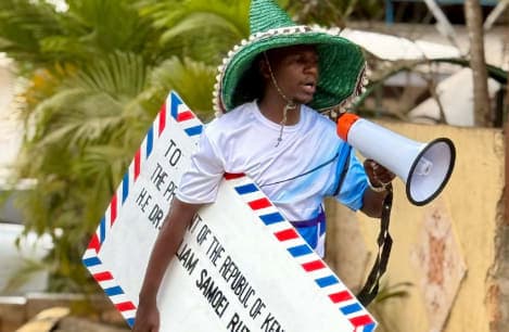 Kamba Singer Biez Kaviru Walking 170km to Meet President Ruto at State House 