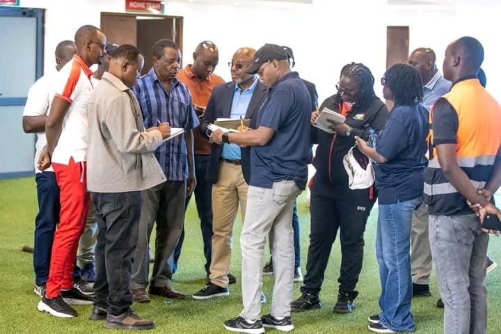 CAF experts, FKF team conclude Kasarani inspection ahead of AFCON 2027