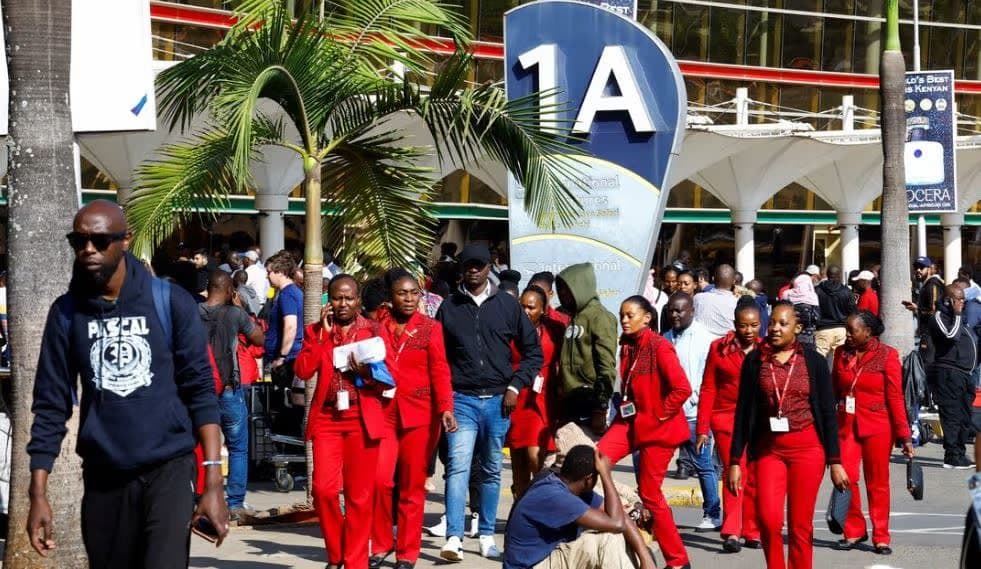 Aviation Workers Strike Causes Flight Interruptions at  Jomo Kenyatta International Airport