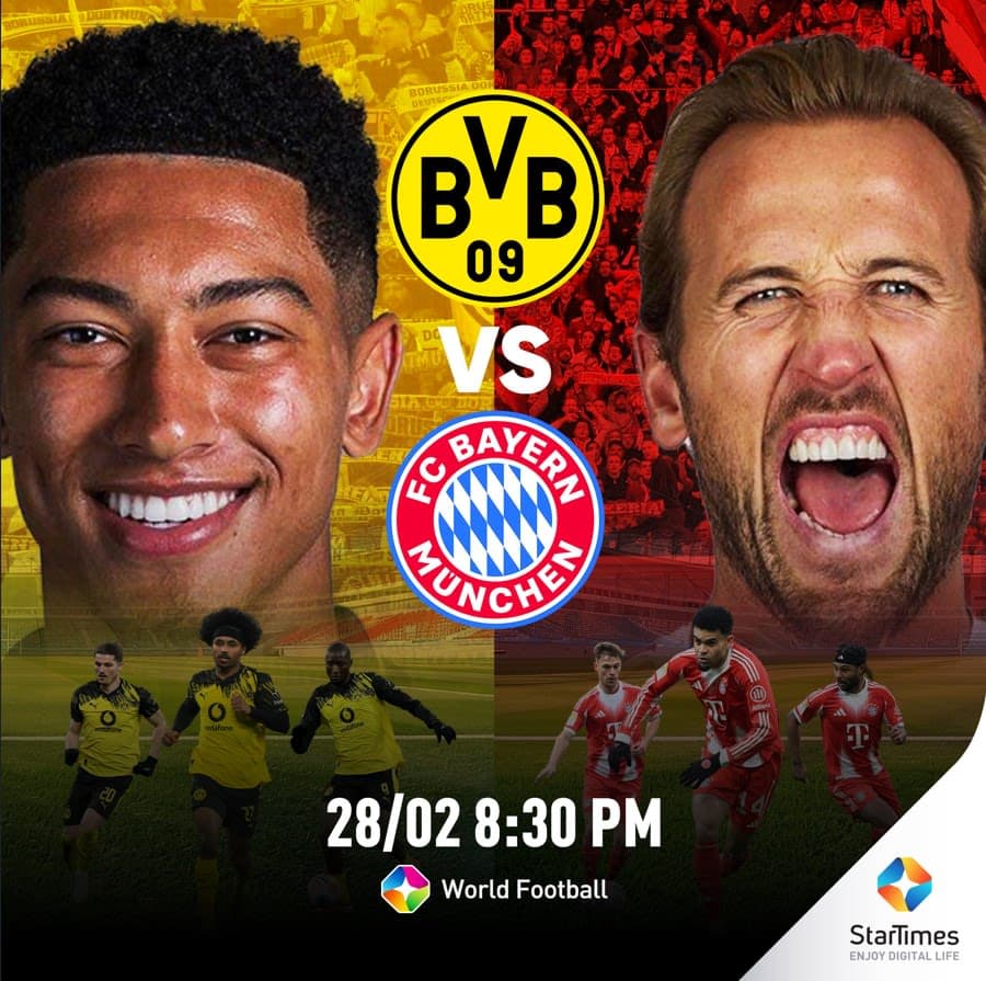Startimes Sets the Stage for Drama as Bayern Face Dortmund