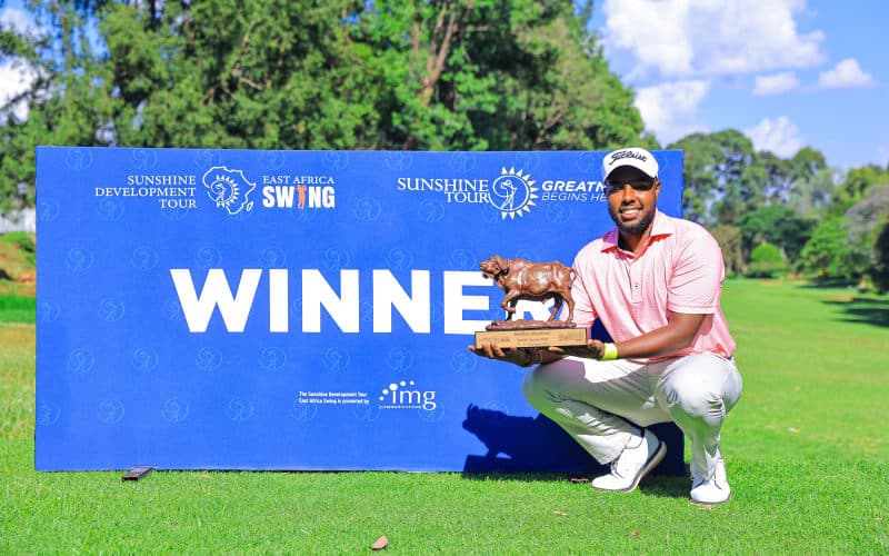 Njoroge Kibugu Overcomes Shaky Start to Win Sunshine Development Tour Title at VetLab