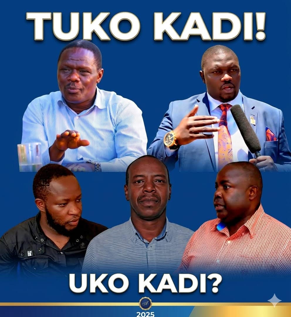 Aladwa, Odalo, Stazo, Itenua and Sony join Nairobi's Niko Kadi wave, urge Gen Z, millenials to register en masse